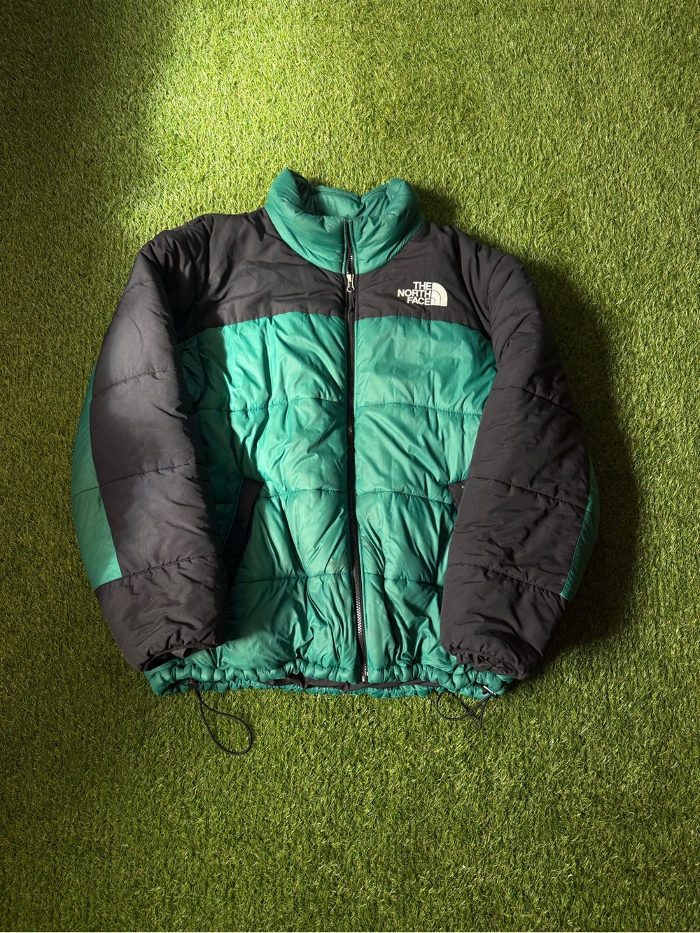 The North Face Men’s Green & Black Insulated Himalayan Puffer Jacket